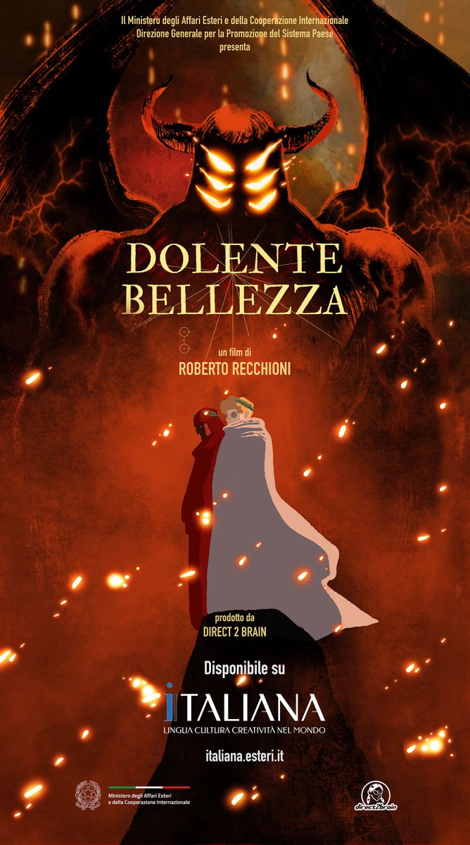 "Oh quanto è corto il dire e come fioco al mio concetto! e questo, a quel ch'i' vidi, è tanto, che non basta a dicer 'poco'..." (Paradiso, Canto XXXIII) 
Il cortometraggio #dolentebellezza è on line su italiana.esteri.it 
#DanteAlighieri #Virgilio #Cortometraggio