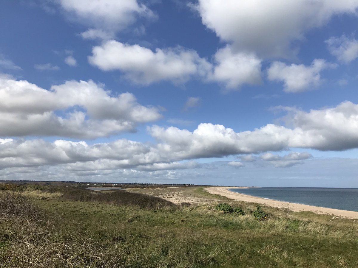 Clouds building all round at Gatteville this morning
