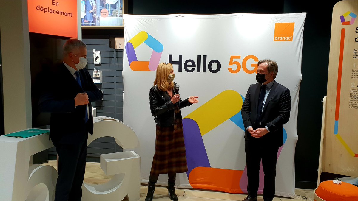OrangeGrandEst's tweet photo. 💬 @vero_marchet Adjointe au Maire @VilledeReims et Conseillère régionale @regiongrandest :

"C'est une évidence pour une ville dynamique de déployer la 5G. C'est important d'accompagner en parallèle les jeunes sur les usages via des formations"

@ArnaudRobinet #Hello5G https://t.co/o6vIsQZlP3