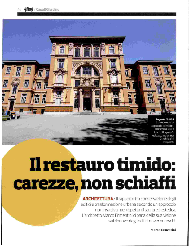 Assoarchitetti's tweet photo. 📌 “Il restauro timido: carezze, non schiaffi".

#ALA segnala l’intervento dell’architetto Marco Ermentini sul @CdT_Online, inerente la sua visione sul #rinnovo degli edifici novecenteschi.

Per saperne di più 👇 https://t.co/dhGAFKoTze