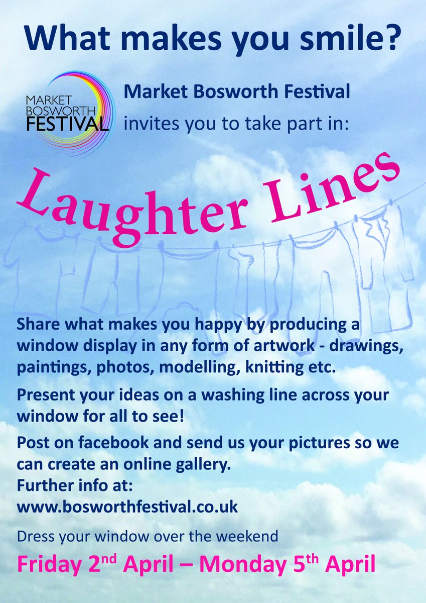 BosworthFest's tweet photo. Spring Plans for Summer fun! - https://t.co/b6oqD9WqKi. see our events, tickets now on sale. Take part in the Laughter Lines project. https://t.co/vQeQ1OgUbO