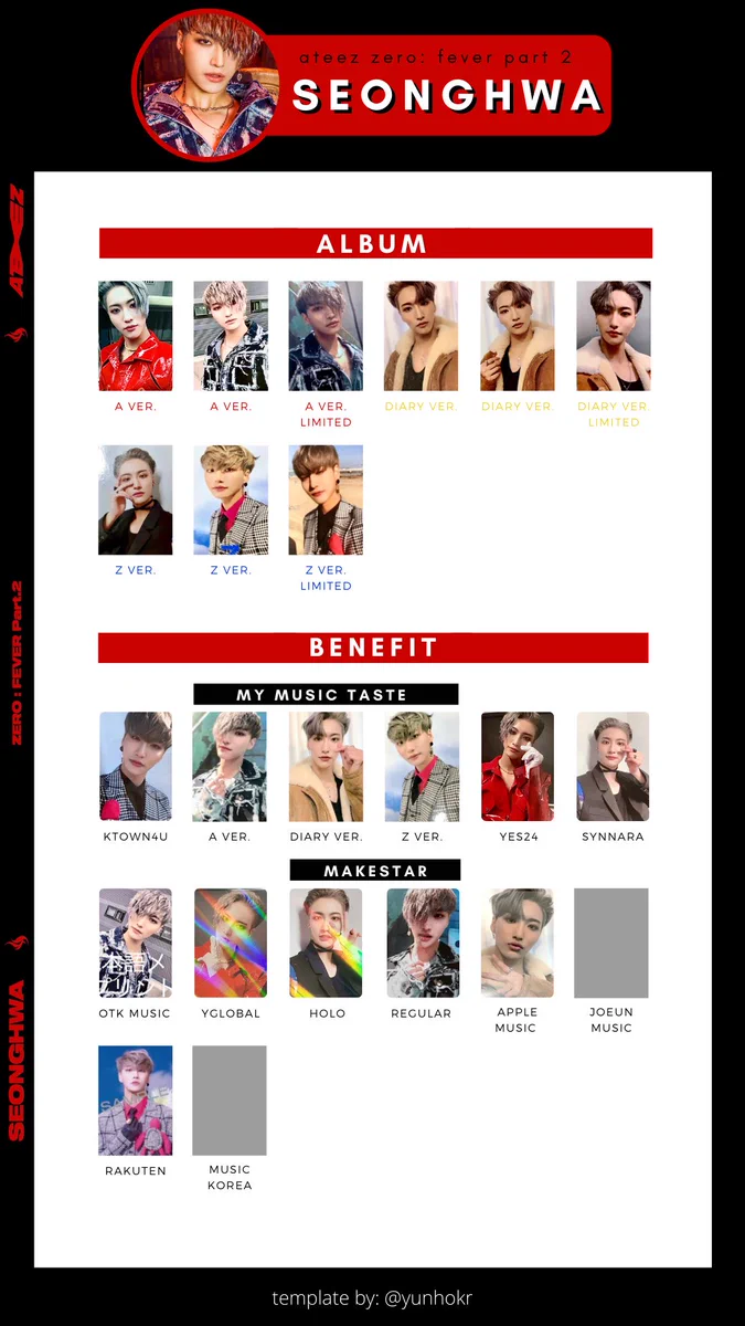 ateez fever part2 ヨントン トレカ mymusictaste ateez fever part2 ヨントン トレカ mymusictaste ATEEZ] ZERO : FEVER