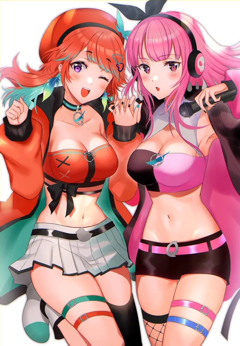#見た人も無言でピンク髪美少女貼れ
カリオペちゃんで❗️ 