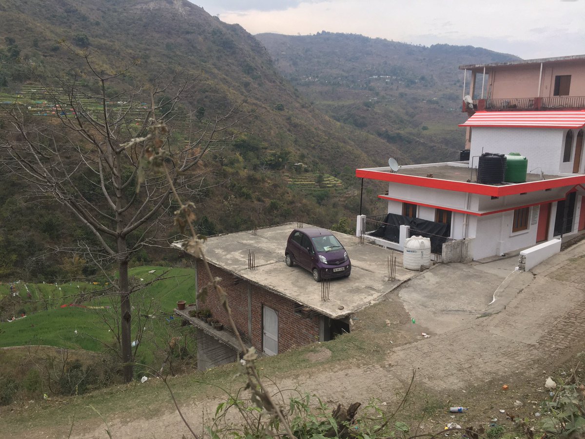 Er_jayram_joshi's tweet photo. Tata nano on the top @utarakhand #nilkanthmahadev #TataMotors #nano @RNTata2000 
On the #top https://t.co/kHotsXGdgR