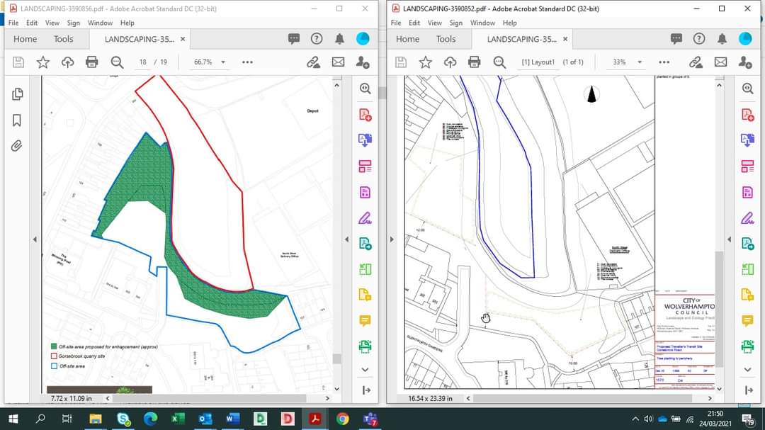 Just received the new plans for the landscaping on Glentworth Green. The goalposts have now changed and we are losing the majority of the field!!!