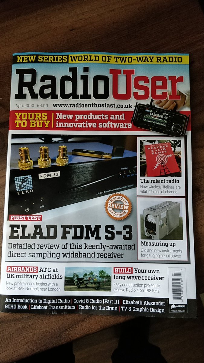iain5968's tweet photo. @OxfordShortwave well done Clint, On the front cover no less !! #radiouser https://t.co/Kjmz9J1EYw
