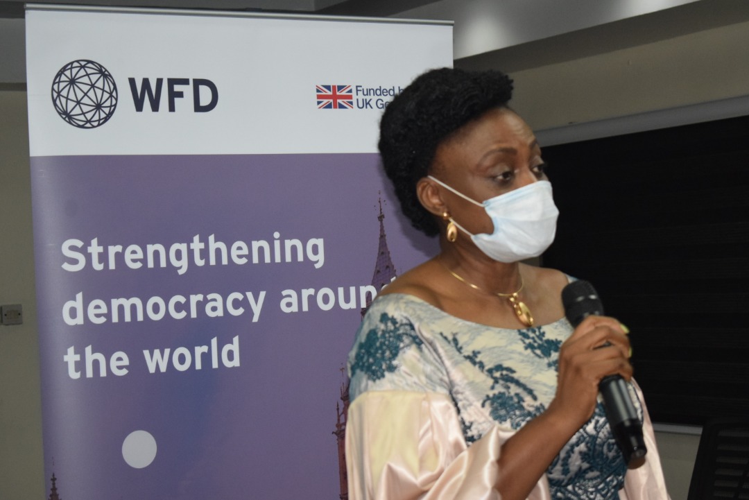 WFD_Nigeria's tweet photo. Ongoing: 

@WFD_Nigeria with stakeholders at the closeout of the Commonwealth Equality Project (CEP). This assessment and learning session is aimed at reviewing the CEP project by examining its successes, lessons, and next steps to build on the successes and opportunities. https://t.co/dsIDIlPOXq
