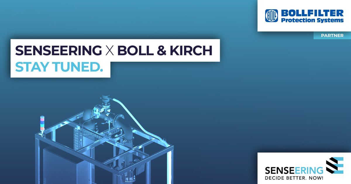 senseering's tweet photo. senseering and BOLL &amp; KIRCH join forces to form a collaboration on #ConditionMonitoring and #MachineEconomy. Stay tuned!

https://t.co/QX6n4tiTUo

#AdvancedAnalytics #Blockchain #IOTA #DataScience #bollfilter #senseering https://t.co/UDkFdEmRSD