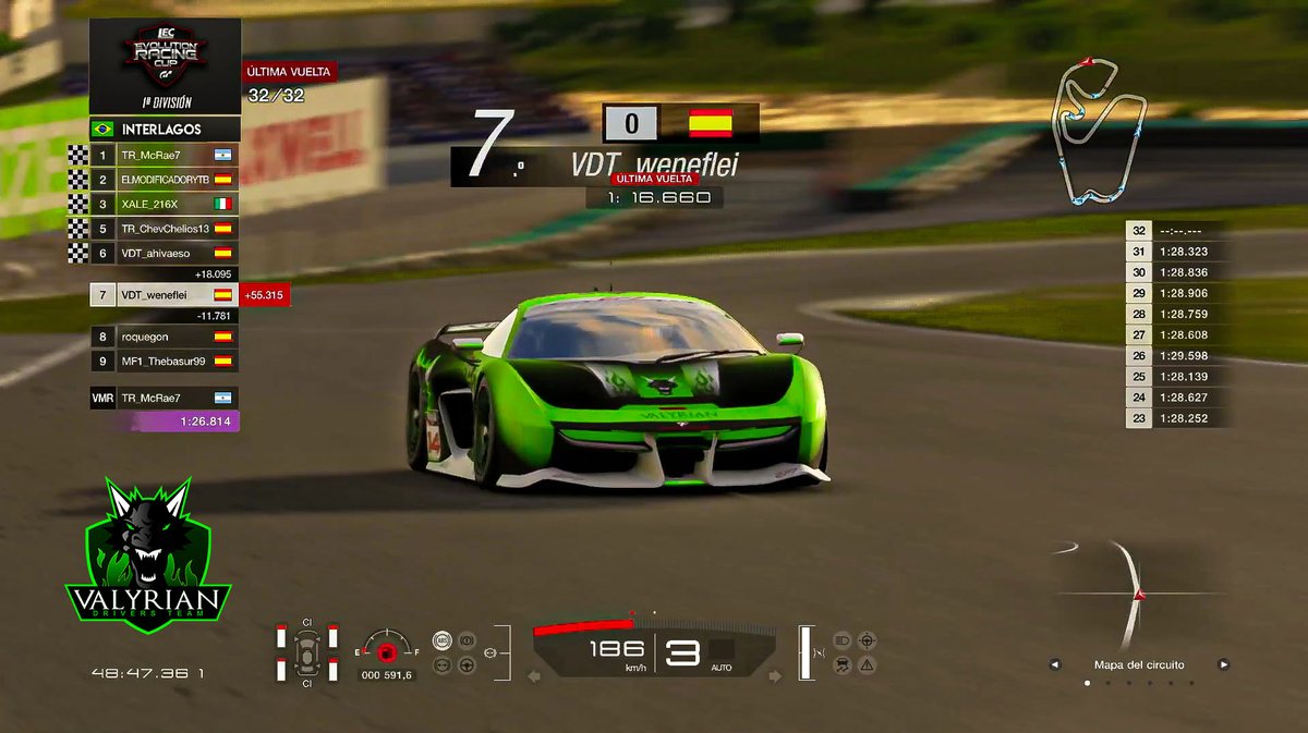 ValyrianDrivers's tweet photo. Ayer en la #EvolutionRacingCup
@ahivaeso_return consiguió encontrar su ritmo y tener una carrera muy batallada de principio a fin; P6 al final 💪
@VDT_weneflei le dio un beso en los morros al muro🤷♂️ remontada y P7 🔥
#ValyrianDrivers #GTSport #Granturismosport #Simracing https://t.co/psDIGE1ogR