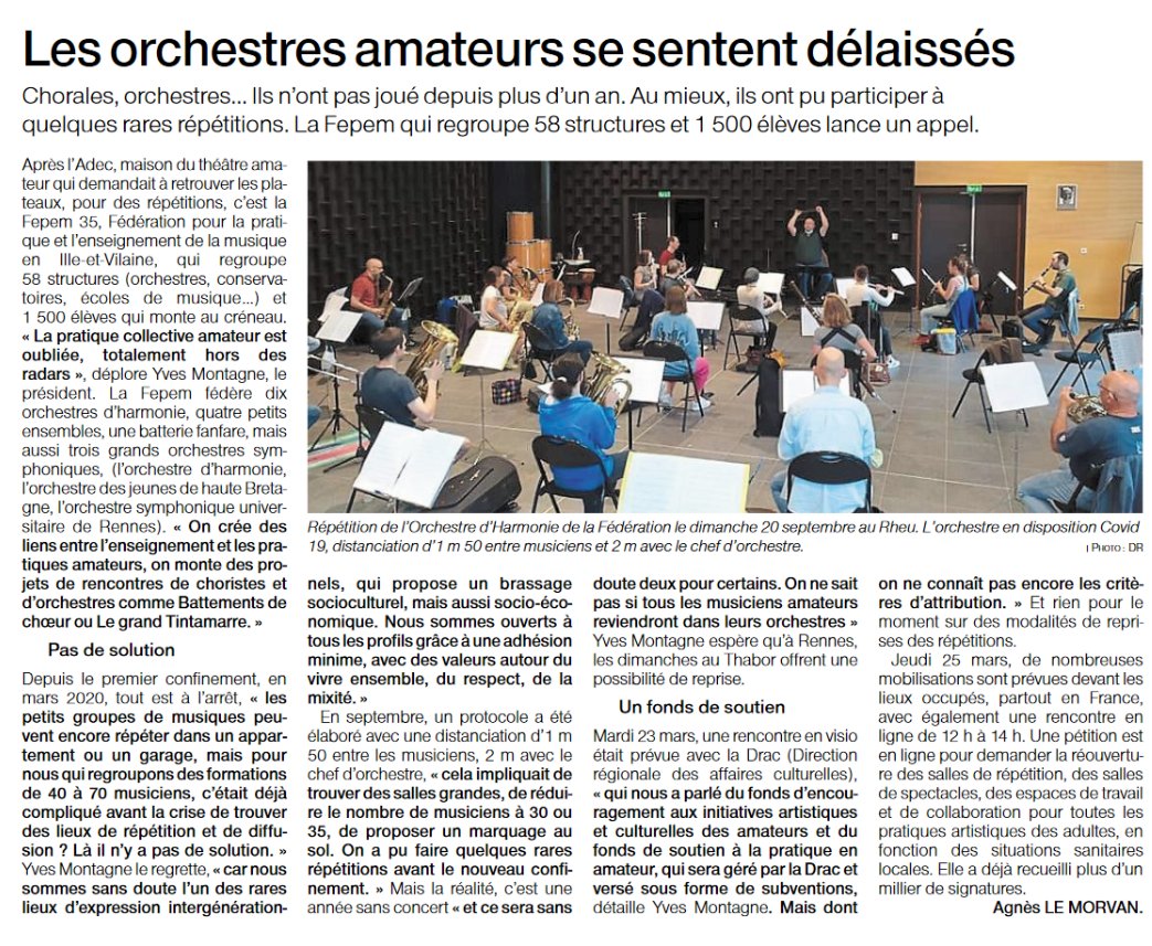 bourgleveque's tweet photo. 📣Les pratiques amateurs sont désemparées 😩 pas de répétitions, pas de prise en compte du statut amateur, pas de solutions pour pratiquer sa passion et son art, pas de vision à court ou long terme pour les structures☔️😕#ADEC #FEPEM35 https://t.co/DPon7PKo1V