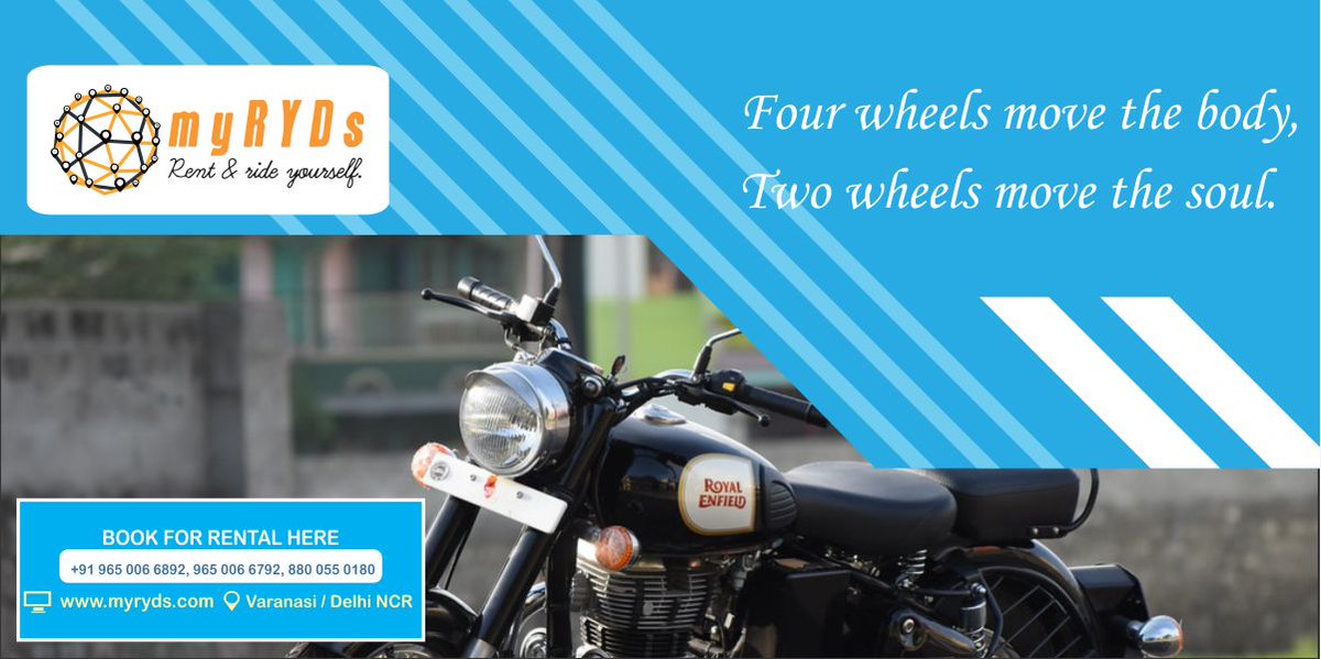 MyRyds's tweet photo. “Life is either a daring adventure or nothing at all.” – Helen Keller
Book a bike from MyRyds and explore your dream destination.

#MyRyds #Varanasi #Bike #Bikers #BikeRental #Travel #Travelling #SoloTraveller #Tour #Tourist #IncredibleIndia #GhatsInVaranasi #India #BNIVaranasi https://t.co/JKLKfmCkxQ