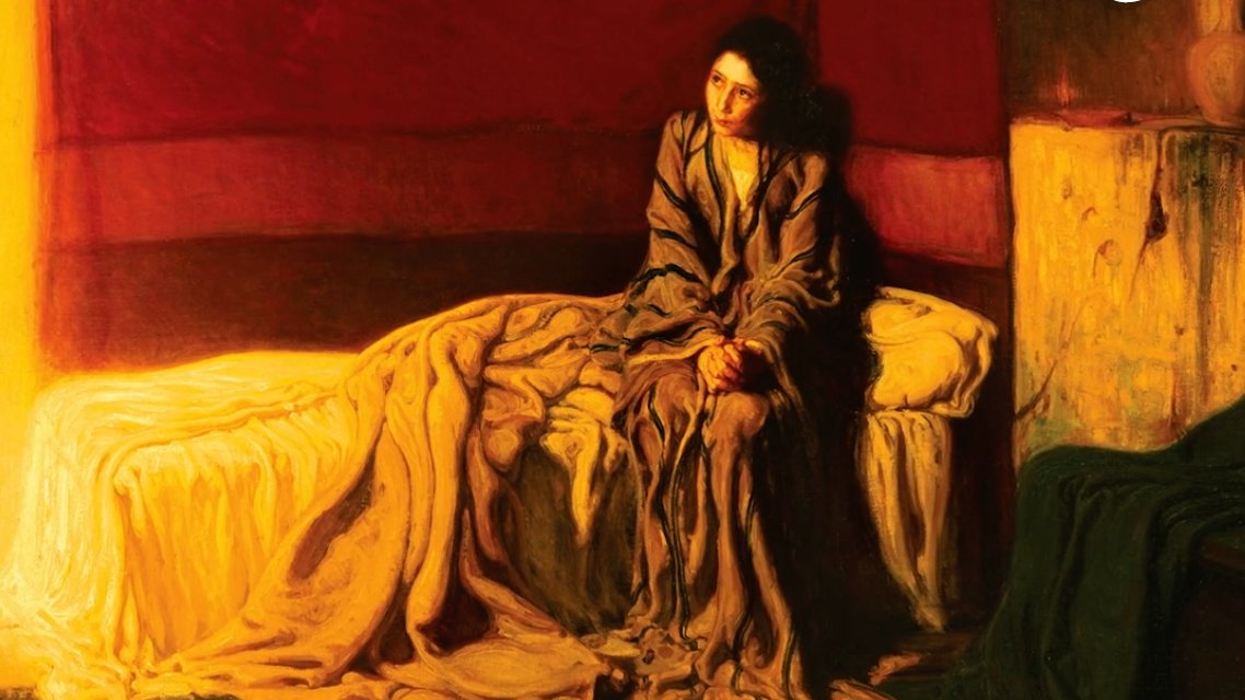 "And the Word was Made Flesh..." 

Enter into the mystery of the Annunciation with a reflection on this painting by Henry Tanner: golepress.com/courses/life-o… #Annuciation #feastoftheannunciation #FeastDay #Catholic