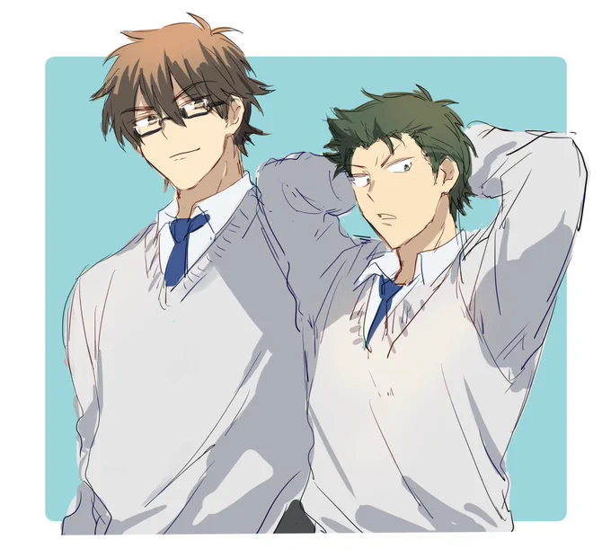倉持先輩と御幸結構描いてた 