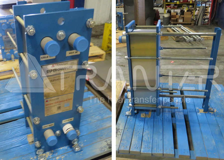 tranterinc's tweet photo. A drop-in replacement Superchanger® PHE was needed quickly and is now headed to a facility where it will be used in the anodizing station of a metal finishing process. Our engineering team were able to quickly find the past drawings for their unit and get it into production. https://t.co/btV2xu9sHp