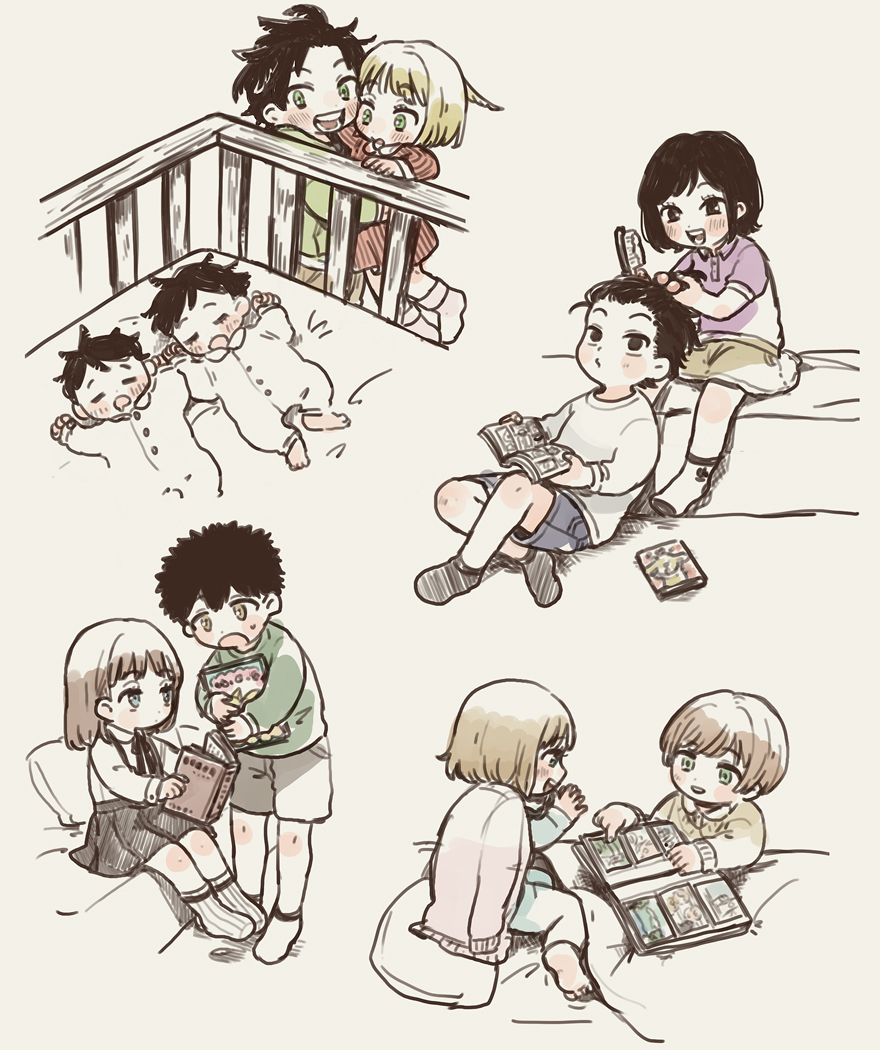 「いとこちゃんズ ※捏造※ 」|ときこのイラスト