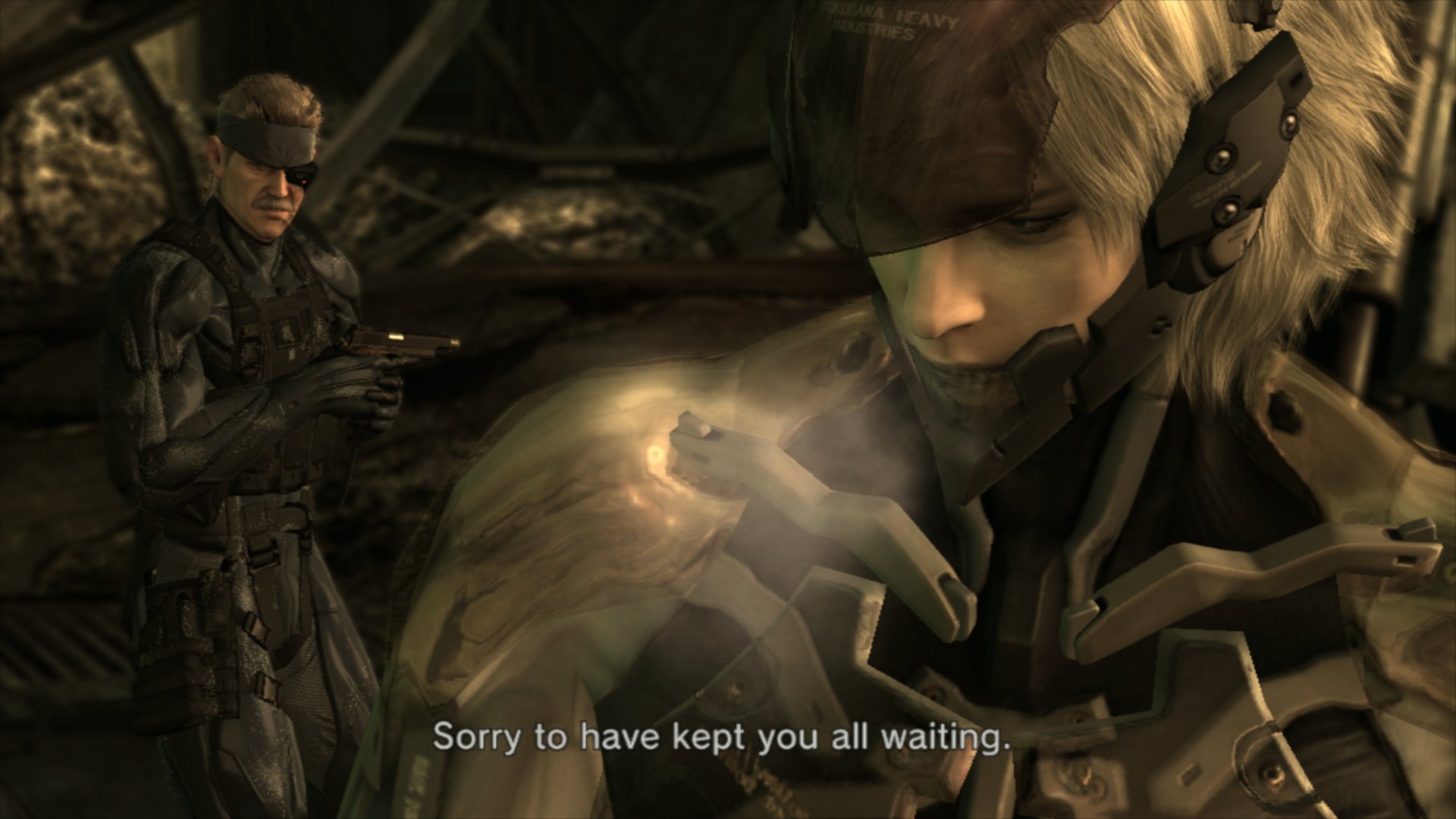 تويتر 兵隊 على تويتر Mgsシリーズの台詞はたびたび過去作の台詞をオマージュする事があるんですよね 例えばmgs4のact2の冒頭でヴァンプがpmcに対して言う いいか 奴は必ず来る 気を抜くな はmgs1でリキッドがゲノム兵に言っていた台詞と全く同じです T