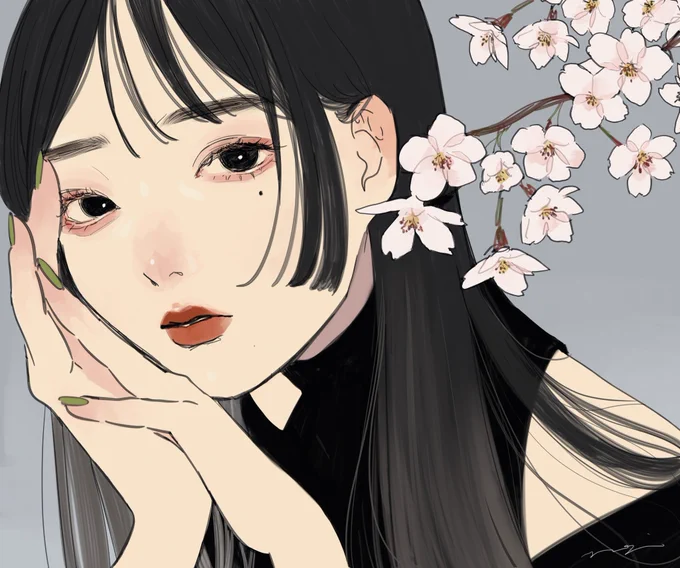 花曇り 
