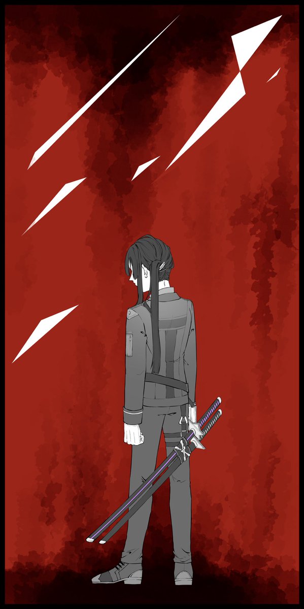 ばるつで花札モチーフイラスト第三弾 十一月の札 雨 長尾百景 長尾背景 はるあきのイラスト