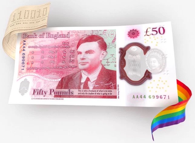 LizMcInnes60's tweet photo. Why is Boris Johnson’s replacement for EU Erasmus called the Turing Scheme? Because any UK student considering it is going to need plenty of these. #BrexitReality #50PoundNote #AlanTuring https://t.co/1JqwyLU0f5
