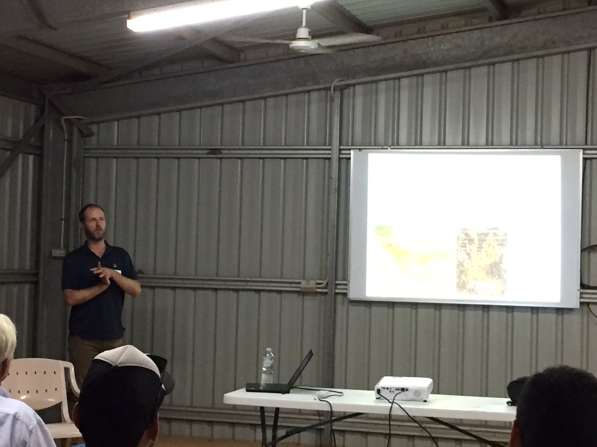 traininggrowers's tweet photo. Craig Webster talking about controlling TSWV which was widespread through crops in Carnarvon in 2020. https://t.co/KULI0hczqt