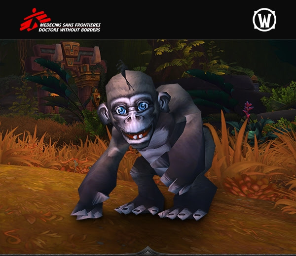🍌¡Plátanos desbloqueado!🍌

La comunidad de WoW ha donado más de 500 000 $ a Médicos Sin Fronteras y queda desbloqueada la primera mascota como agradecimiento.

Consíguelo en tu battlenet desde ahora hasta el 1 de agosto de 2021 para reclamarlo.