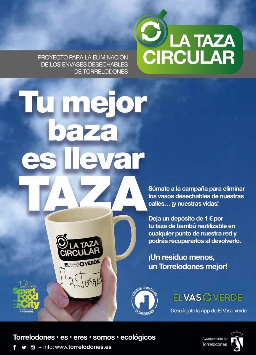 Presentación oficial de El Vaso Verde para llevar ♻️ Otra forma de consumir es posible. <a href="/ayto_torre/">Ayuntamiento de Torrelodones</a> <a href="/Tmoralujan/">Toñy Mora</a> <a href="/diegoolmedilla/">Diego Olmedilla</a>