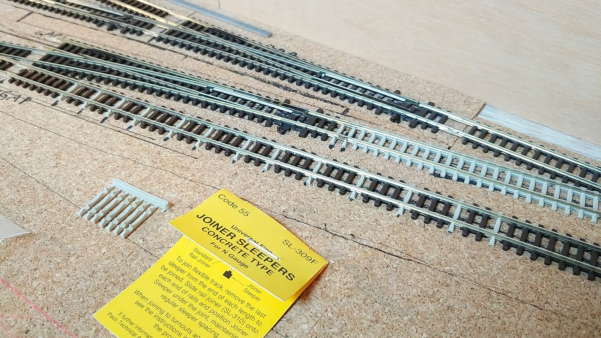 ご自宅用限定お買い得品 ファイン HO フレキシブル線路 （徳用 10本 1200 PC枕木 鉄道模型