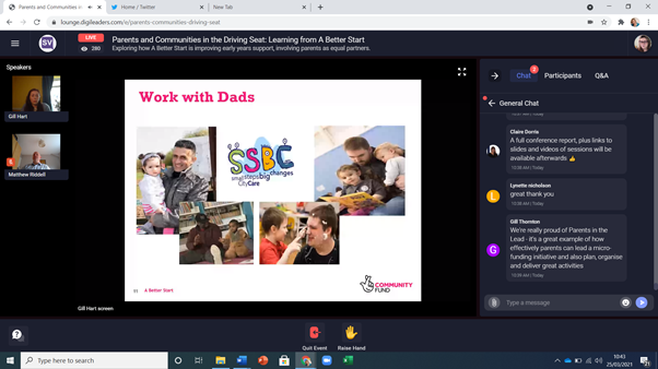 AlisonBaum's tweet photo. Gill Hart #ABetterStart explains pivotal role fathers play. Thank you @TNLUK for funding @bestbeginnings to create @babybuddyapp 2.0 launching soon with daily info for mums, dads &amp; other non-birth parents from Preg-1stB-day, developed in collab with fathers orgs &amp; dads across UK. https://t.co/lBHYsmmxdM