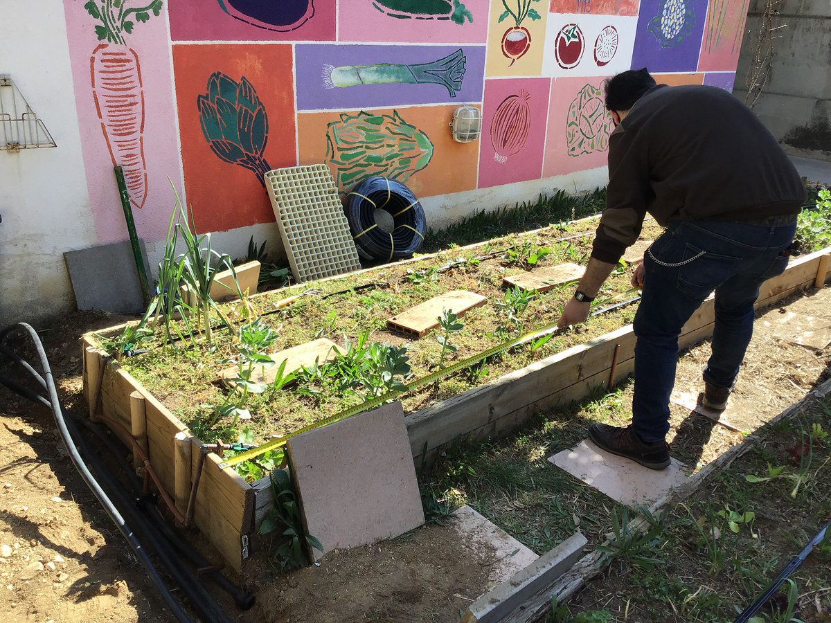 PiE_teacher's tweet photo. Primera fase completada del projecte de #domotica a l'#hortescolar de l'@EscolaSaavedra. El reg amb #electroválvules ja està llest gràcies als alumnes de l'IES 
@HORTOJARDI
Demà l'IES @ComtedeRius instal·larà els #sensors de #llum i #humitat que controlarà un @arduino. https://t.co/HWJTYIS5Ou