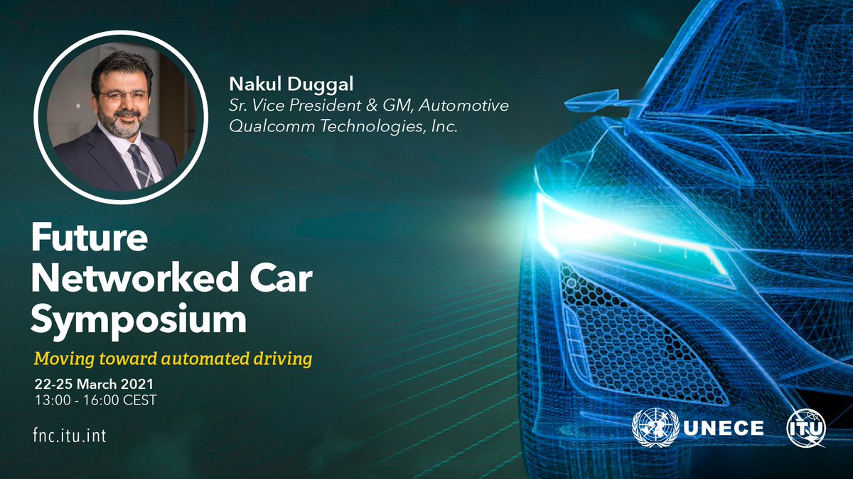 ITUstandards's tweet photo. Highly automated driving needs wireless vehicle communication for:
🛣️ Road data/works info
💥 Dynamic situations
🚶‍♂️ Identifying vulnerable road users

Learn from the #connectedcar experts paving the way for safe #smartmobilty, today at #FNC

ℹ️ Don't miss: https://t.co/385v5y0gF9 https://t.co/8fzDNxPoWo