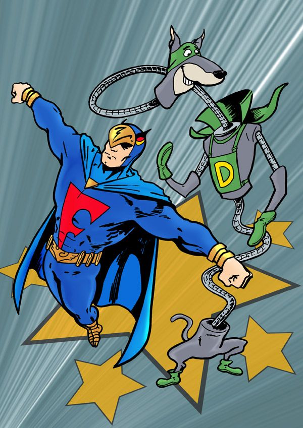 Blue_Falcon__'s tweet photo. 🌟Blue Falcon and Dynomutt, the Dog Wonder🌟
     #HannaBarbera #BlueFalcon 🛡️ https://t.co/spMcv4sm0T