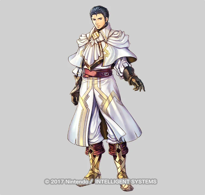 【お仕事】ファイアーエムブレムヒーローズにて本日配信、神装英雄「雷神の右腕 ラインハルト(CV:利根健太郎様)」のイラストを描かせていただきました。アスク王国の衣装を身に纏った白いラインハルト様です、よろしくお願い致します。#FEヒーローズ #FEHeroes 