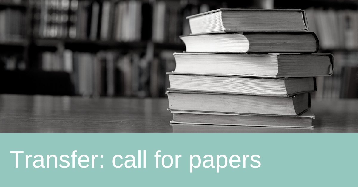 transfer_etui's tweet photo. We invite submissions for the 2022 open non-thematic issue. 

Submission deadline: 31 January 2022

More info ↪️ https://t.co/fPeEJLRRNR https://t.co/JYbOpVA3HQ