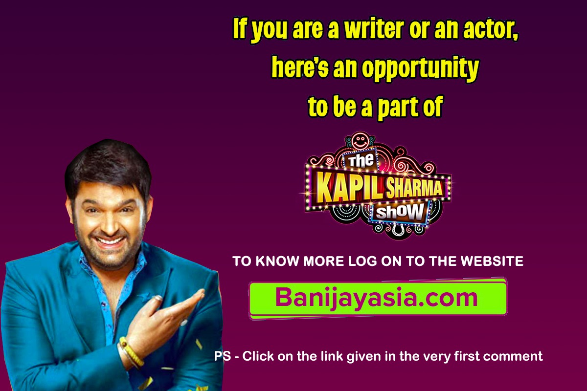 Banijay Asia (@banijayasia) on Twitter photo #ANNOUNCEMENTALERT
Kapil Sharma show ki team dhoond rahi hain actors & writers - ye hai aapka mauka poore Hindustaan ko hasaane ka. Click on banijayasia.com to know more! #TKSS <a href="/KapilSharmaK9/">Kapil Sharma</a> #ANNOUNCEMENTALERT
Kapil Sharma show ki team dhoond rahi hain actors & writers - ye hai aapka mauka poore Hindustaan ko hasaane ka. Click on banijayasia.com to know more! #TKSS <a href="/KapilSharmaK9/">Kapil Sharma</a>