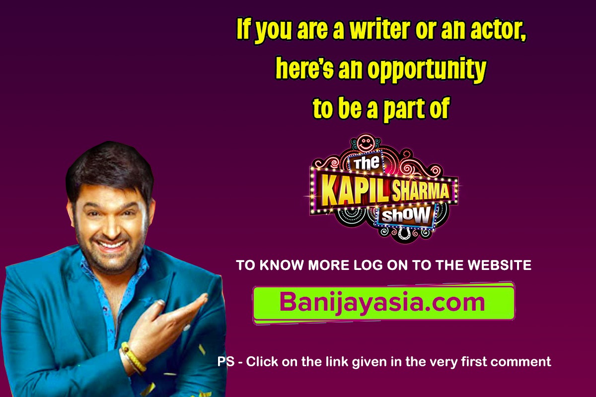 #ANNOUNCEMENTALERT Kapil Sharma show ki team dhoond rahi hain actors & writers - ye hai aapka mauka poore Hindustaan ko hasaane ka. Click on banijayasia.com to know more! #TKSS @KapilSharmaK9