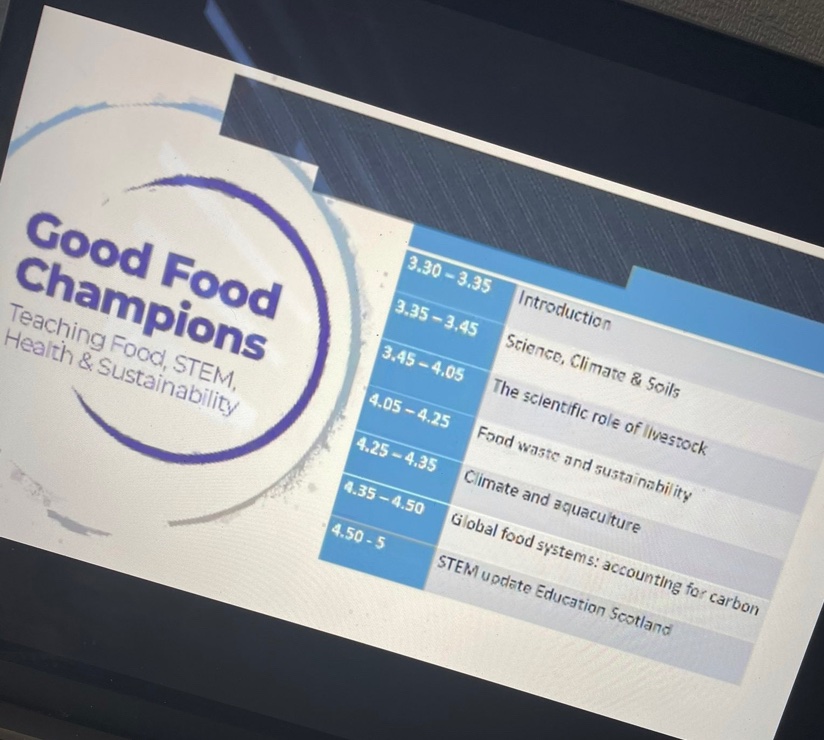 MrsLauffer's tweet photo. Sustainability is the responsibility of all and without it our world is not sustainable.

Another fab session attended this week yesterday’s session was Climate, Science and Food 👍🏼

@goodfoodchamps
 
@TheRHET
 
@Strath_HE https://t.co/6JDLk4Ksbb