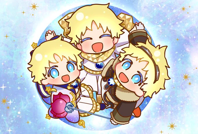 #見た人も無言でちびキャラを貼る 