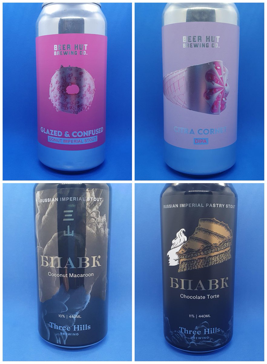 Dessert like beers available in store from <a href="/threehillsbrew/">Three Hills Brewing</a> and <a href="/BeerHutBrewing/">Beer Hut Brewing Co.</a>  also available online cafe-metro.co.uk #dessertbeer