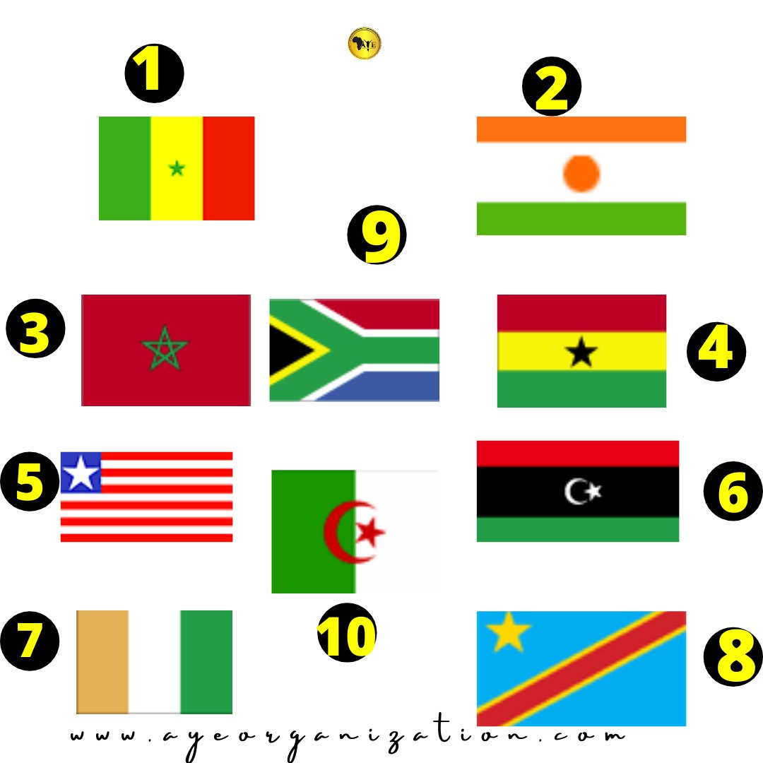 All 54 Flags Of Africa