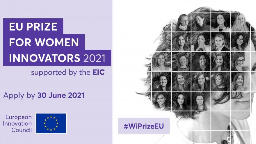 🚀 EU Prize for Women Innovators 🙆‍♀️ 3 premi da 100 mila euro per la categoria over 30 e in 1 premio da 50 mila euro per la categoria under 30 destinati a 4 donne alla guida di imprese con un forte impatto sull’ecosistema dell’innovazione. Scopri di più: bit.ly/3d2azOM