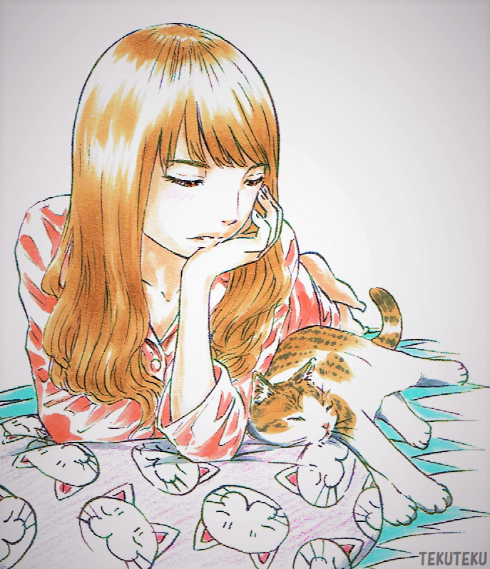 「体調よ
 大気の変化
  対応を

 #川柳 #illustration #オリ」|TEKUTEKUのイラスト