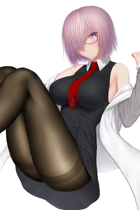 マシュ
 #見た人も無言でピンク髪美少女貼れ #FGO 