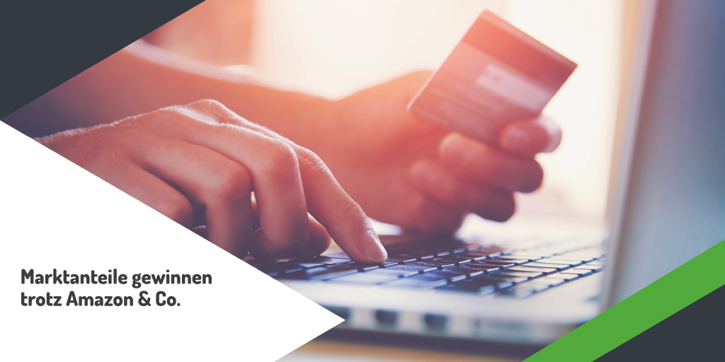 Du willst dir mit deinem Onlineshop Marktanteile ausbauen? 🤔 

Dann findest du in unserem Whitepaper „Marktanteile gewinnen trotz Amazon &amp; Co.“ alle wichtigen Infos, Checklisten uvm. 📒 

➡️️ Hier gibt’s das Whitepaper: bit.ly/3rojGOG