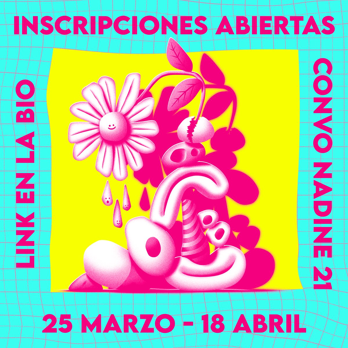 NadineFundacion's tweet photo. 💌¡INSCRIPCIONES ABIERTAS!💌 

Hasta el 18/04 puedes enviarnos tu proyecto de arte social o medioambiental. Optarás a una ayuda de hasta 12.000€ y un Programa de acompañamiento personalizado para sacar adelante tu iniciativa. 

➡️Infórmate &amp; inscríbete en https://t.co/MWpcbgDbb0 https://t.co/DT3Ckc41LF