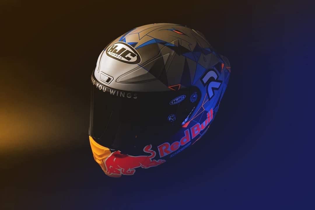 actualites_moto's tweet photo. [ #MotoGP ] Le casque #HJC by #davedesign de Pol Espargaro #44 🇪🇸 pour la saison 2️⃣ 0️⃣ 2️⃣ 1️⃣❗
⏩ Qu'en pensez vous ❓ https://t.co/1INZ51LO0w