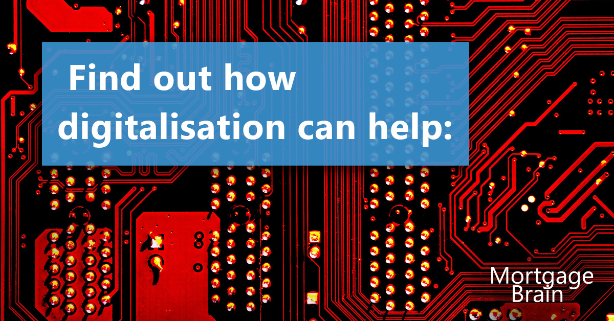 Mortgage_Brain's tweet photo. Even as cases become more complex and time-consuming there is still the expectation for #advisers to meet the high expectations of their customers in a digital world. Find out how digitalisation can help: 
https://t.co/OFfwoQ7Ksa  #MortgageBlog https://t.co/KXVJWmLh73