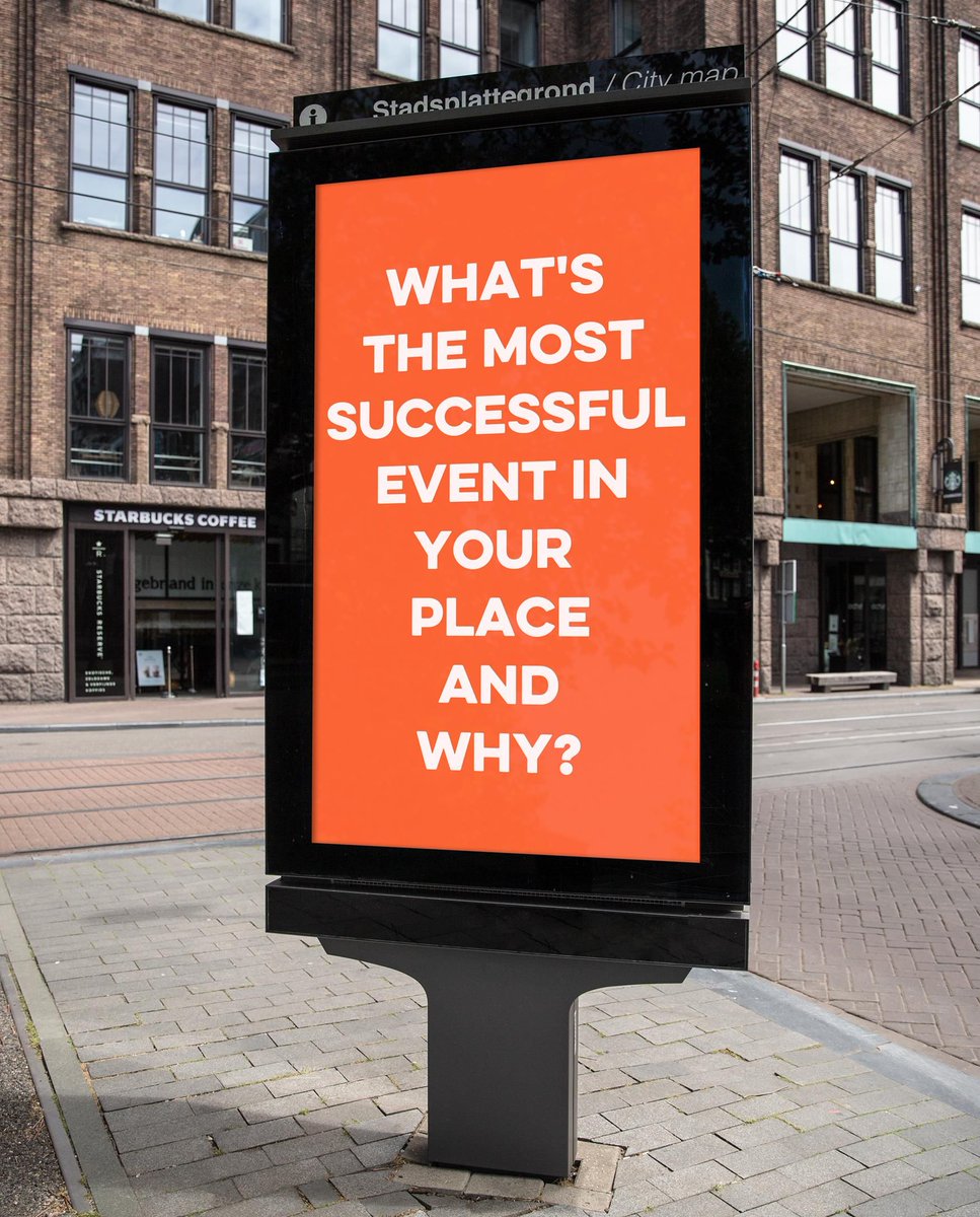 Proud_Places's tweet photo. We're heading into event season again. What's the most successful event in your place? Why? https://t.co/TxnKrZaZS4