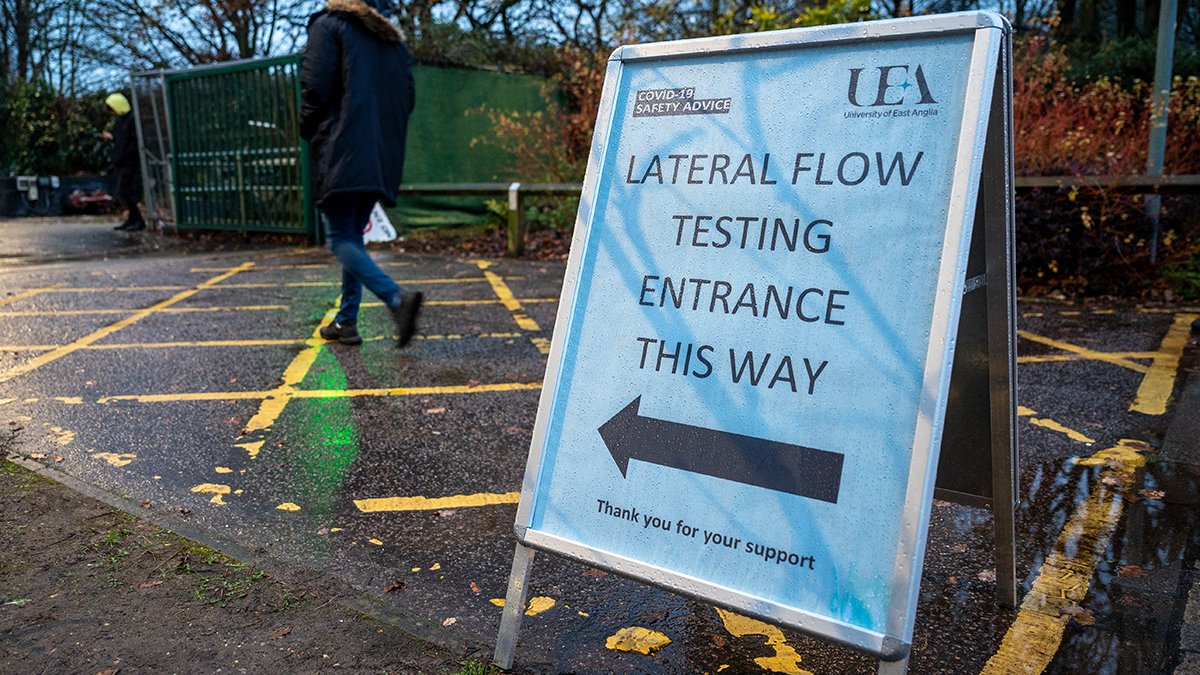 UEA’s COVID test centre will be moving to Sportspark from Friday 26 March 📅 

Everyone living, working, studying or using facilities on campus is expected to get tested for COVID twice a week to help keep the UEA community safe – book your tests here 👉 ow.ly/Cygp50E85fw