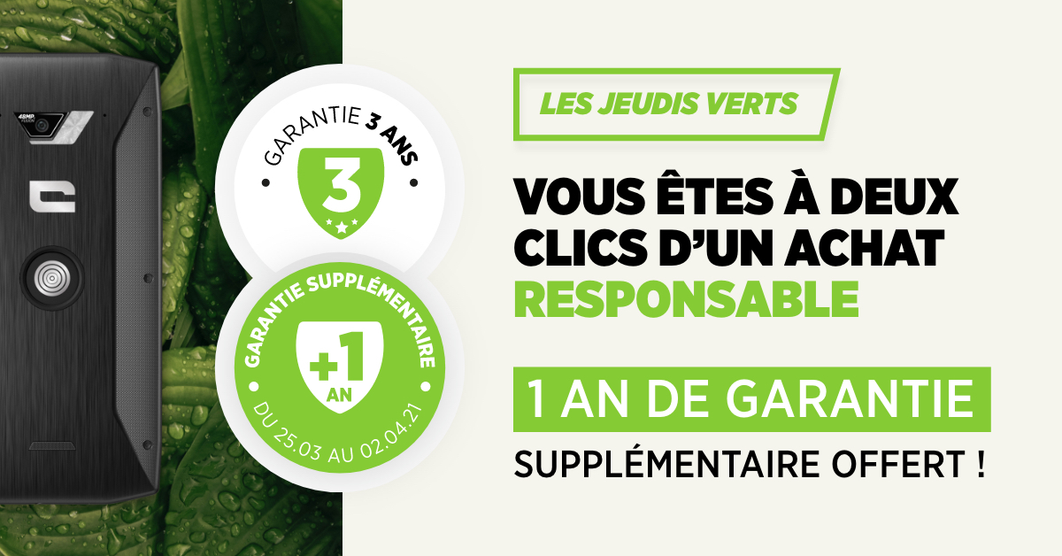 crosscallmobile's tweet photo. Avec l'offre #JeudisVerts : https://t.co/Z3YtqGHlH7 ; @crosscallmobile poursuit sa démarche de #durabilité et s'engage de façon #responsable auprès de ses utilisateurs. https://t.co/I6kz1H6cqC