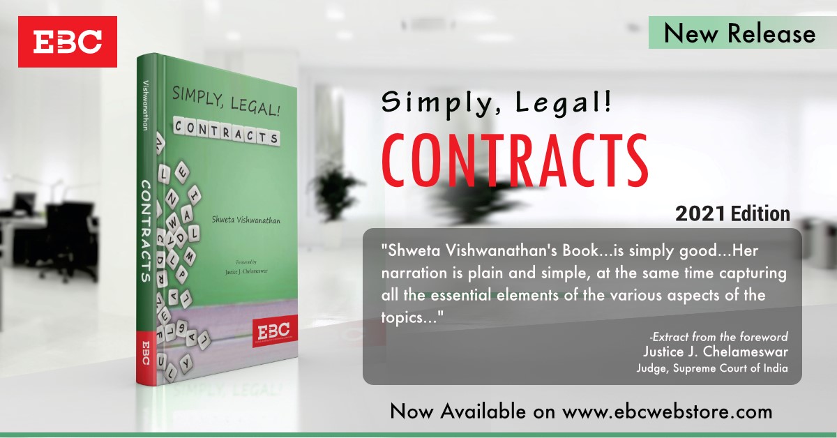 'Simply, Legal! Contracts' has been written with the objective of bringing the fun back into studying the basic #laws of India. 
It explains the basic concepts related to #contracts in a fun &amp; entertaining way.

Buy Now at ow.ly/NNGu50E85wa

#contractlaw #easternbookcompany